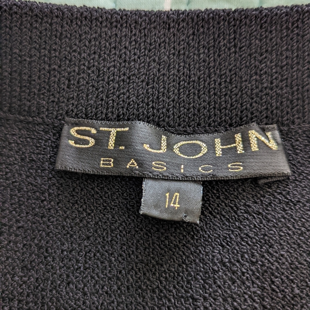 St.Johns Knit Black pull on skirt. - Picture 3 of 6